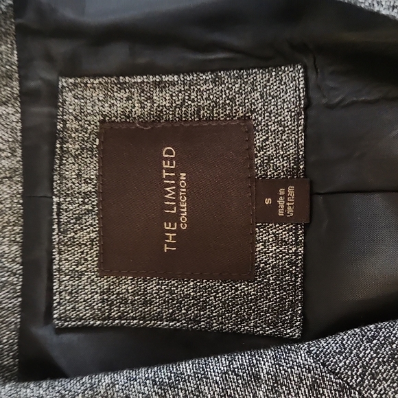 THE LIMITED 3-Button Black Marled Suit Jacket Blazer Pockets Size Small - Picture 2 of 4